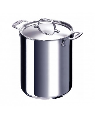 Oala pentru sparanghel cu strecuratoare, inox, 4 L, 16 cm, Chef - BEKA